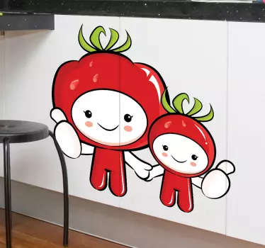 Nálepka na stěnu paradajky - TenStickers