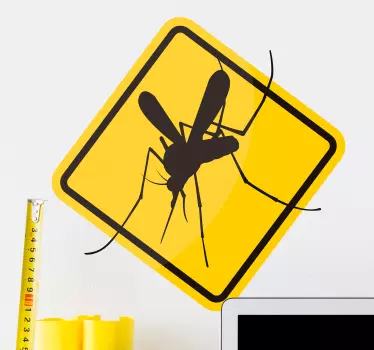 Nálepka nebezpečí komárů domů - TenStickers