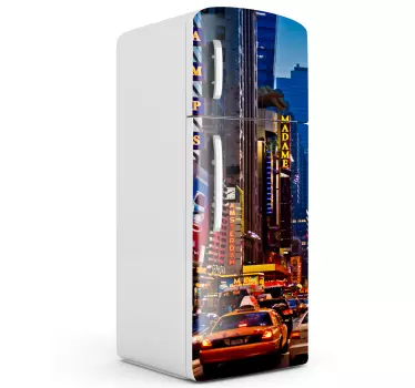 Nálepka new york times square lednička - TenStickers