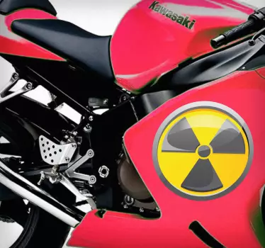 Nálepka radioaktivního symbolu - TenStickers