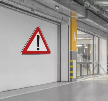Nálepka s opatrností - TenStickers