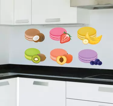 Nálepka s příchutí makarónů - TenStickers