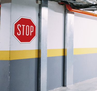 Nálepka stop sign - TenStickers