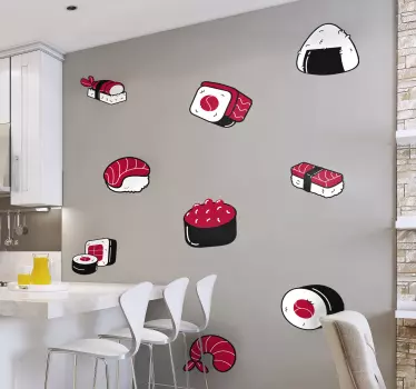 Nálepka sushi jídlo kuchyně - TenStickers