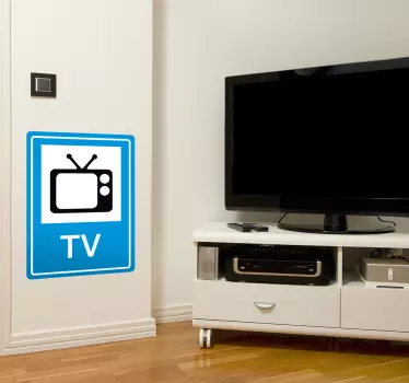 Nálepka televizní zdi - TenStickers