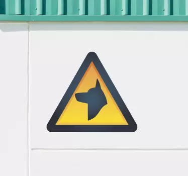 Nálepka varování psa - TenStickers