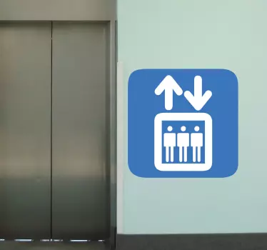 Nálepka výtah znamení - TenStickers
