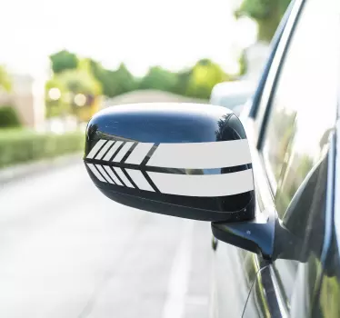Nálepka zadní pohled na auto - TenStickers