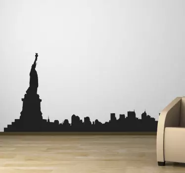 New york skyline obtisky - TenStickers