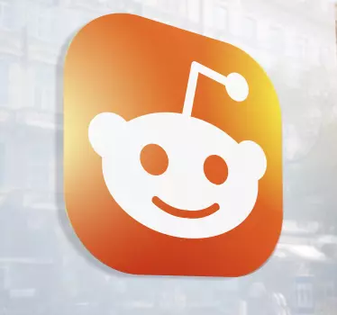 Obtisk okna s logem reddit - TenStickers