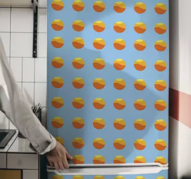 Obtisky chladničky ze 70. Let - TenStickers