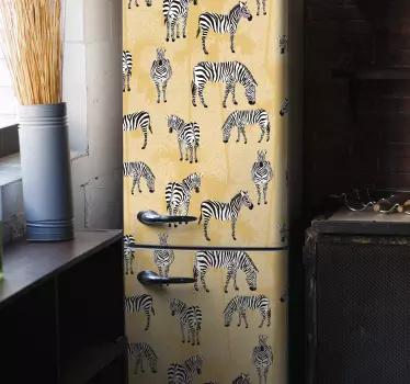 Obtisky lednice a zebry a dlaně - TenStickers