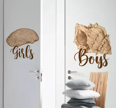 Obtisky na skleněné dveře - TenStickers