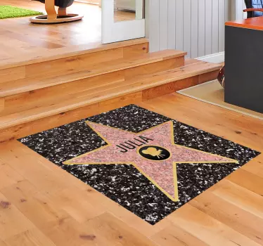 Osobní samolepka hollywoodského hvězdného podlaží - TenStickers