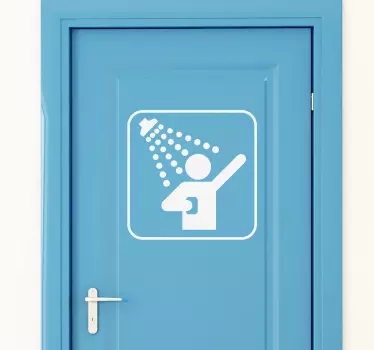 Ozdobná samolepka na ikonu sprchy - TenStickers