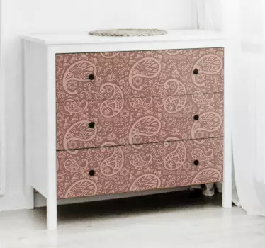 Samolepka na nábytek paisley - TenStickers