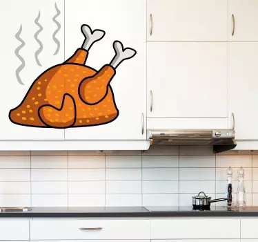 Pečené kuřecí obtisky - TenStickers
