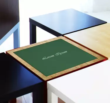 Personalizovaná samolepka na pokerový stůl - TenStickers