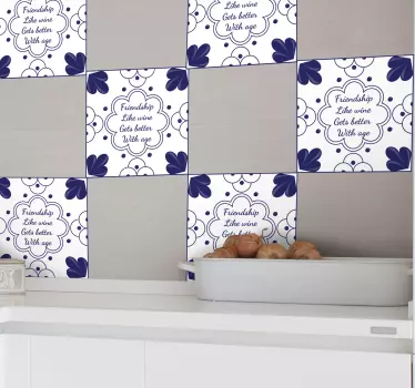 Přátelství je jako přenos vína - TenStickers