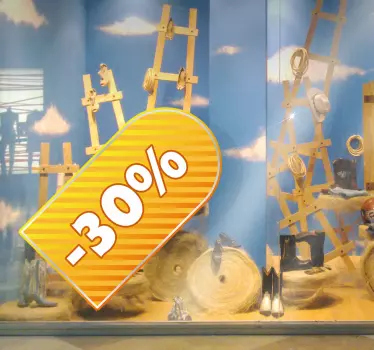 Přizpůsobitelná žlutá nálepka - TenStickers