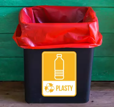 Recyklovat plastové domácí zeď nálepka - TenStickers