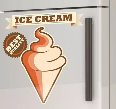 Reklama zmrzlina znamení obtisk - TenStickers