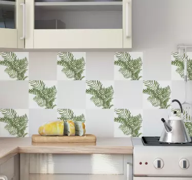Rostliny Nálepka na dlaždice - TenStickers