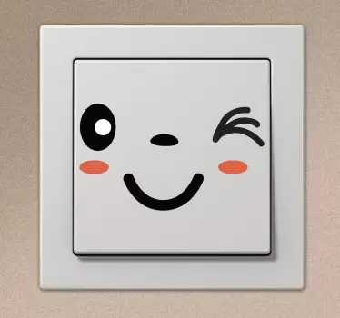Samolepící štítek přepínače obličeje - TenStickers