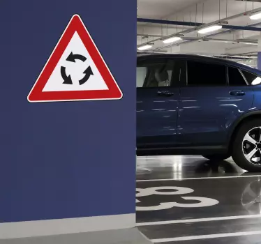 Samolepka kruhového objezdu - TenStickers