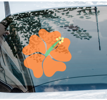 Samolepka na květ ibišku - TenStickers