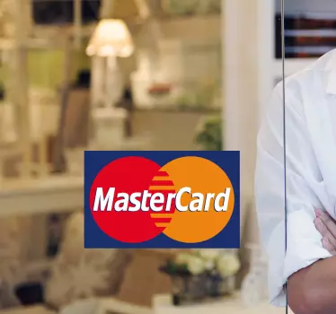 Samolepka podepsat značku mastercard - TenStickers