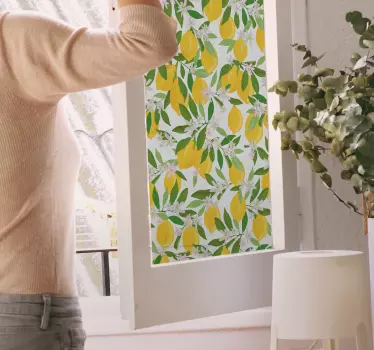 Samolepka na okno citroníku - TenStickers