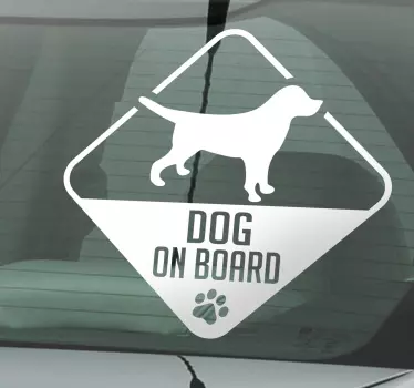 Samolepka na palubě auta - TenStickers