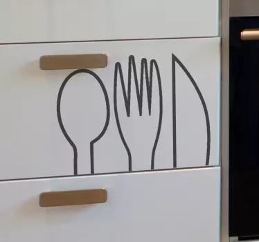 Samolepka na příbory - TenStickers