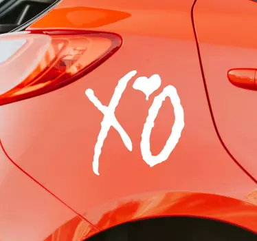 Xo značka autopůjčovna loga auta - TenStickers