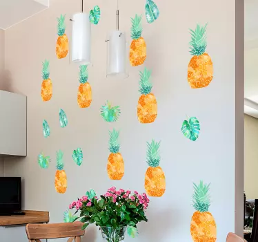 Samolepky na zeď ananas kolekce - TenStickers