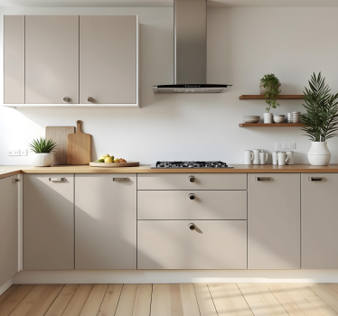 šedý tón designu kuchyňská samolepka - TenStickers