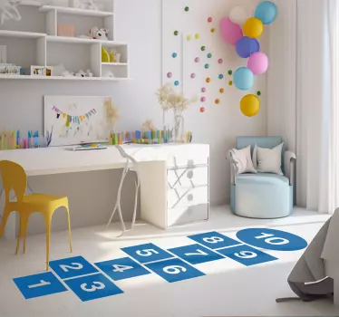 Skákací kostky Hry nálepka - TenStickers