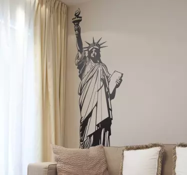 Socha svobody nyc nálepka na zeď - TenStickers