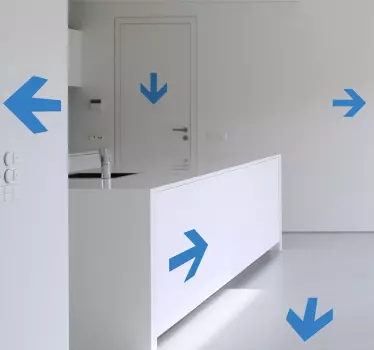 Soubor dekorovaných samolepek šípů - TenStickers