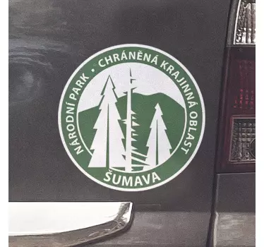 Sumava národní park samolepka na auto - TenStickers