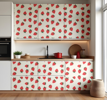 Třešňové ovoce design kuchyňská samolepka - TenStickers