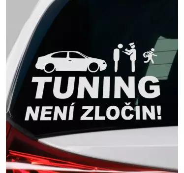 Tuning není trestným činem - TenStickers