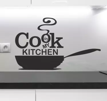 Vařit v mé kuchyni příbory nálepka - TenStickers