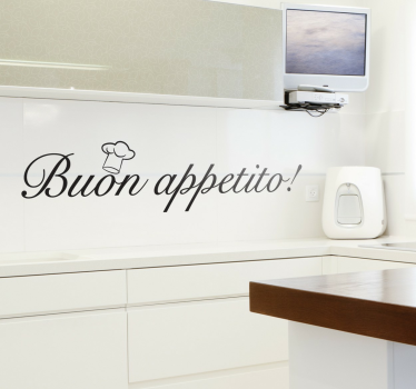 Vinilo decorativo buon appetito Zvířecí nálepka - TenStickers