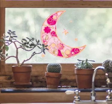 Vintage okenní samolepka na okno - TenStickers