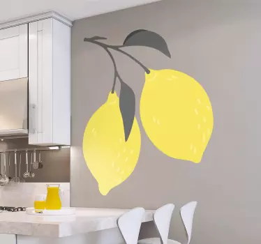 Vinylová samolepka na zeď z tropického ovoce - TenStickers