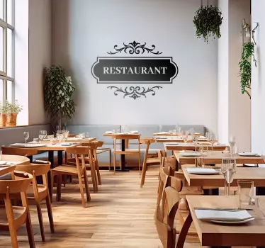 Vítejte v naší restauraci! U nás si můžete vychutnat špičkovou ku - TenStickers