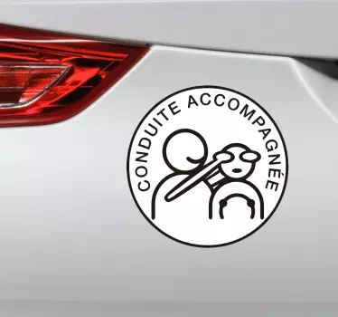 Vtipné doprovodné auto nálepky - TenStickers