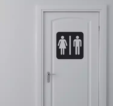 Wc samolepka a samice toaletní samolepky - TenStickers